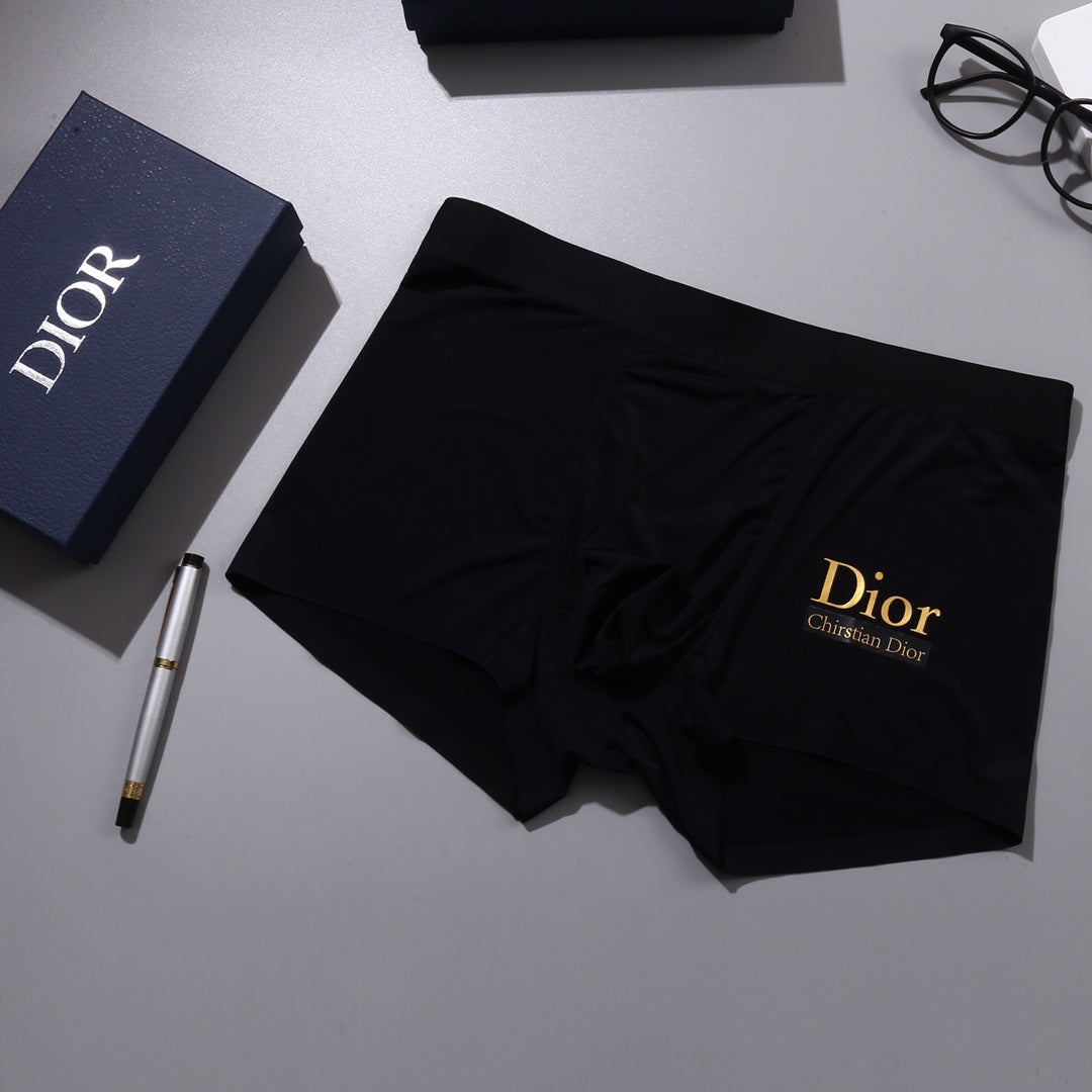 Dior Nylon Blend Men's Boxer Briefs - 3-Piece Box