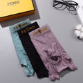 Fendi Gold-Tone Wordmark Details Men's Boxer Briefs - 3-Piece Box