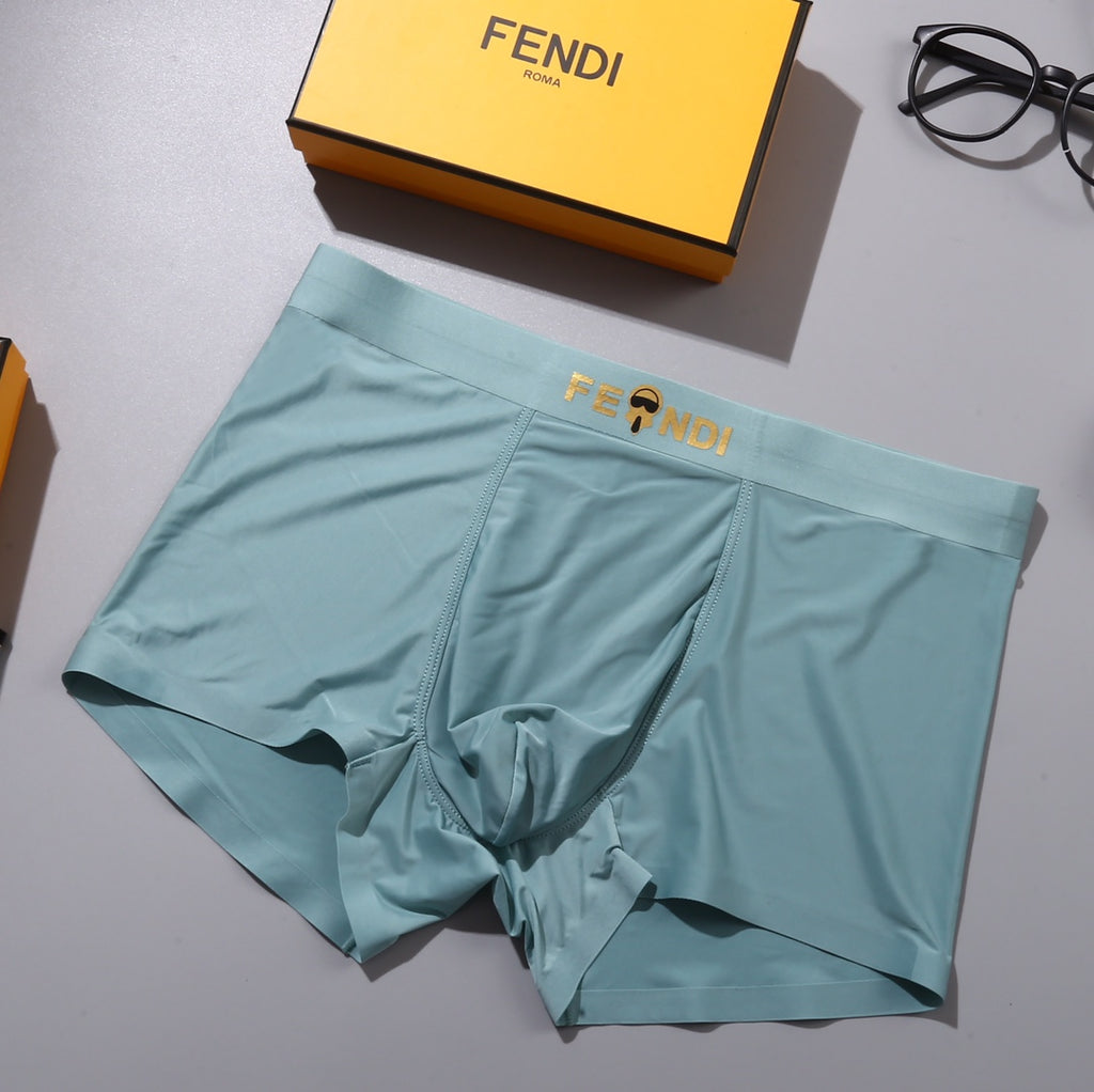 Fendi Nylon Blend Men's Boxer Briefs - 3-Piece Box