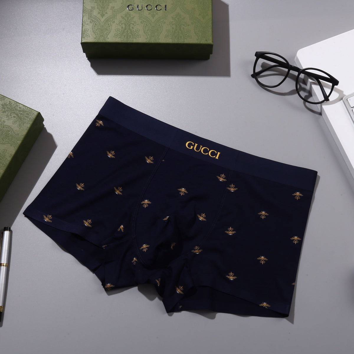 Gucci Modal Men's Boxer Briefs - 3-Piece Box