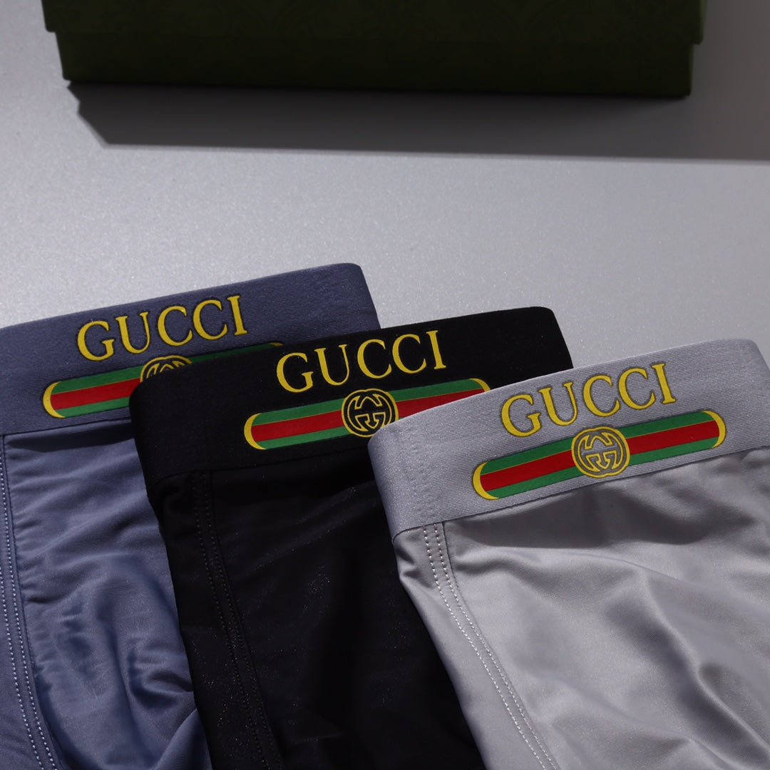 Gucci Web-Waistband Cotton-Blend Boxer Briefs - Box of 3