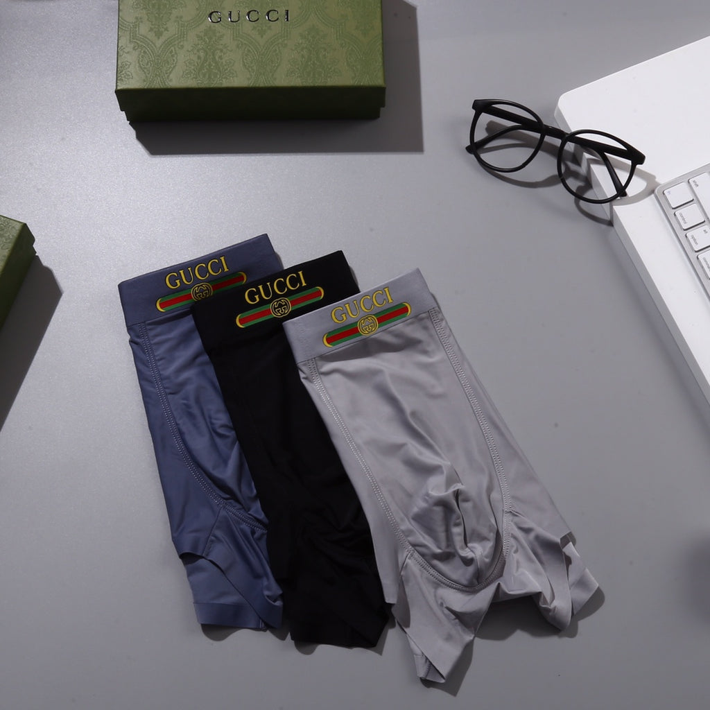 Gucci Web-Waistband Cotton-Blend Boxer Briefs - Box of 3