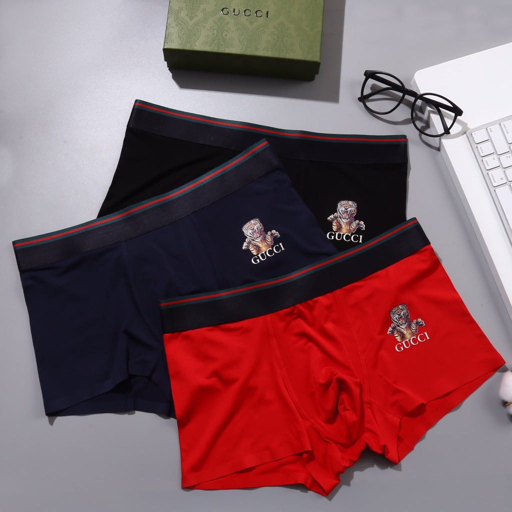 Gucci Modal Men's Boxer Briefs - 3-Piece Box