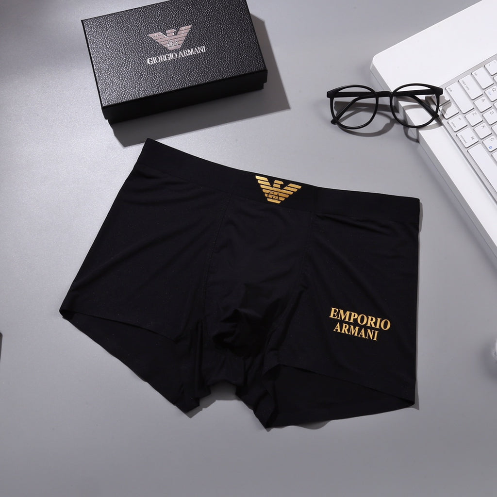Armani Eagle Details Men's Boxer Briefs - 3-Piece Box