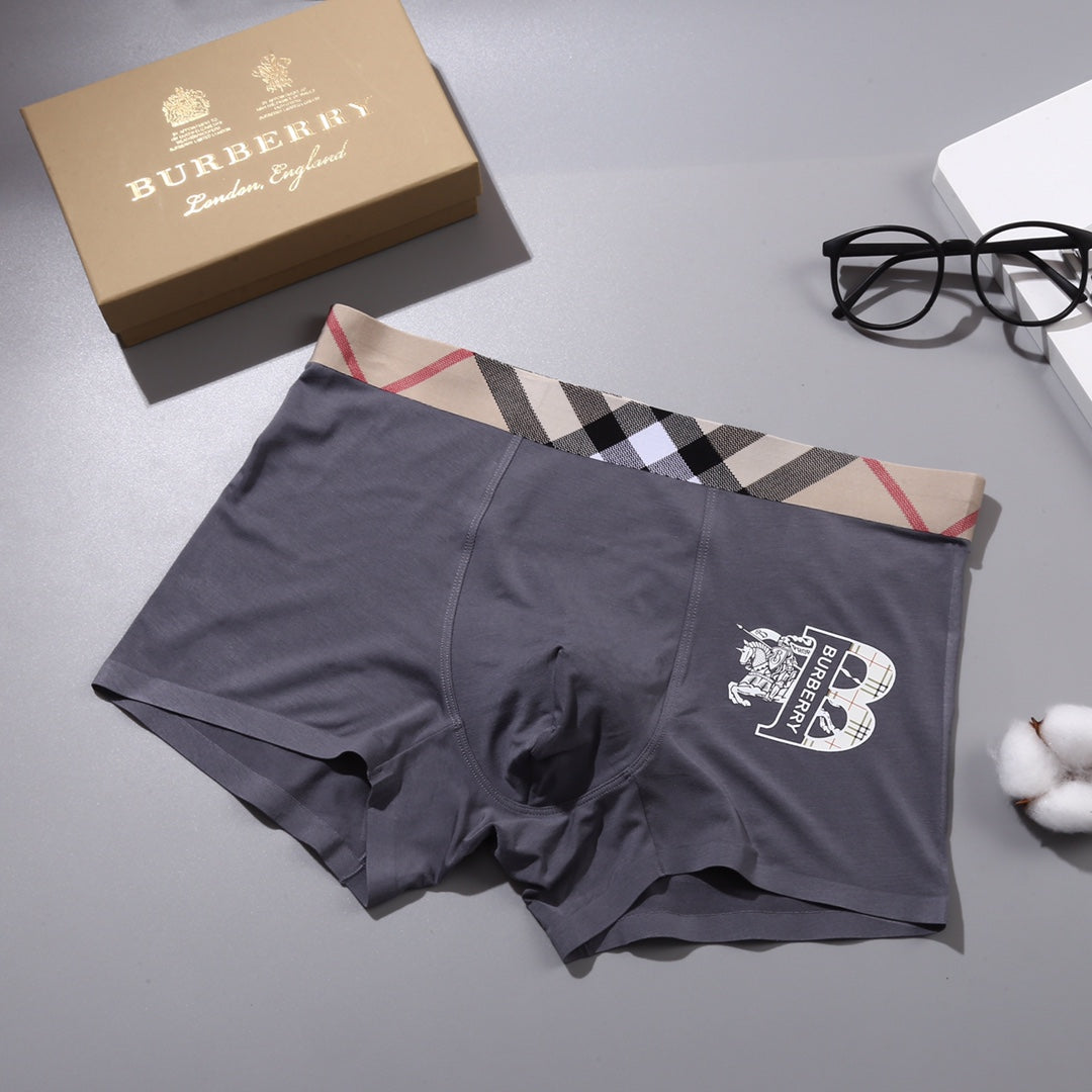 Burberry Modal Men's Boxer Briefs - 3-Piece Box