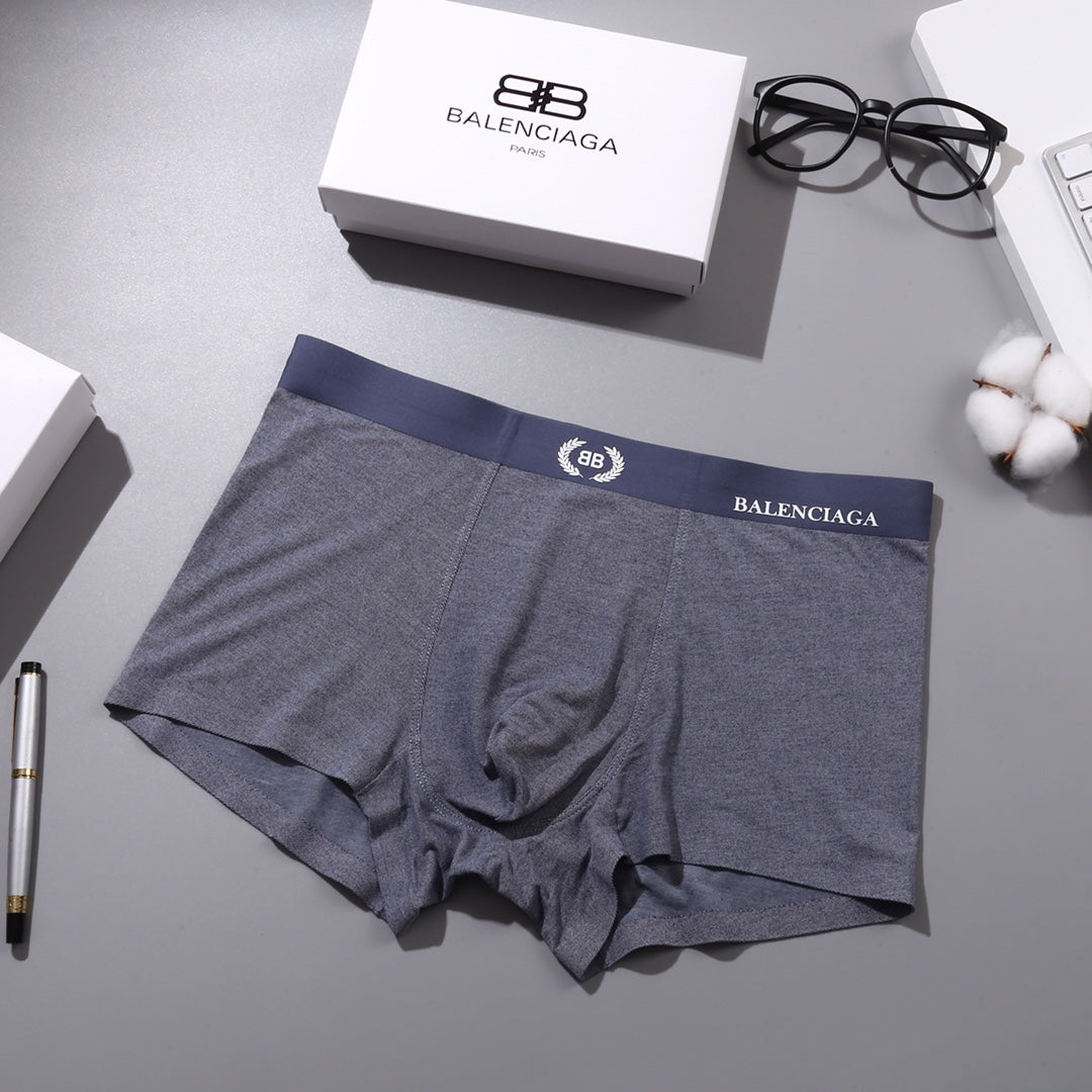 Balenciaga Nylon Blend Men's Boxer Briefs - 3-Piece Box
