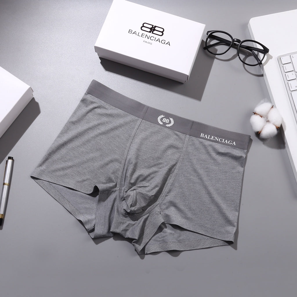 Balenciaga Nylon Blend Men's Boxer Briefs - 3-Piece Box
