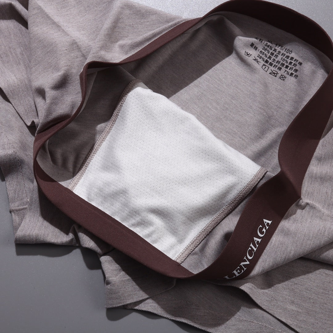 Balenciaga Visible Colour, Waistband And Emblem Details Men's Boxer Briefs - 3-Piece Box