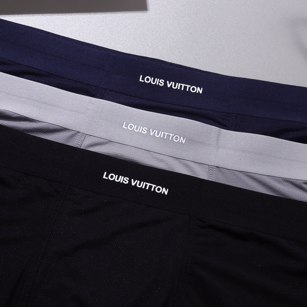 Louis Vuitton Nylon Blend Men's Boxer Briefs - 3-Piece Box