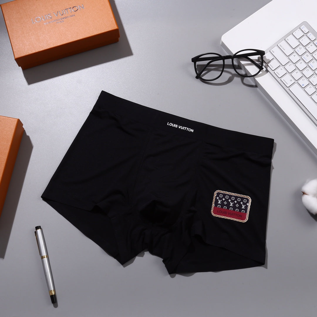 Louis Vuitton 82.5/17.5 Nylon-Spandex Men's Boxer Briefs - 3-Piece Box - Sizes L-XXXL