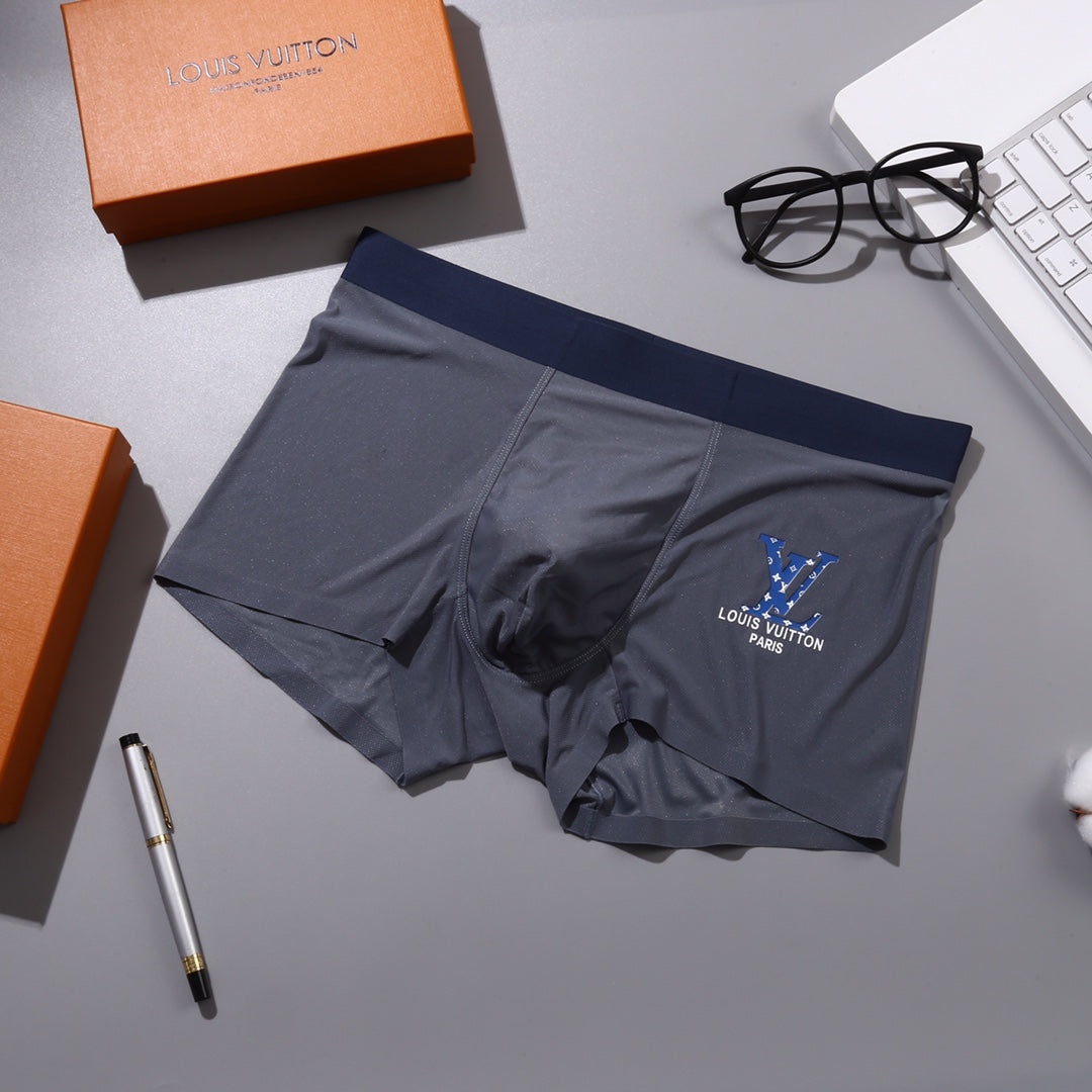 Louis Vuitton Nylon Blend Men's Boxer Briefs - 3-Piece Box