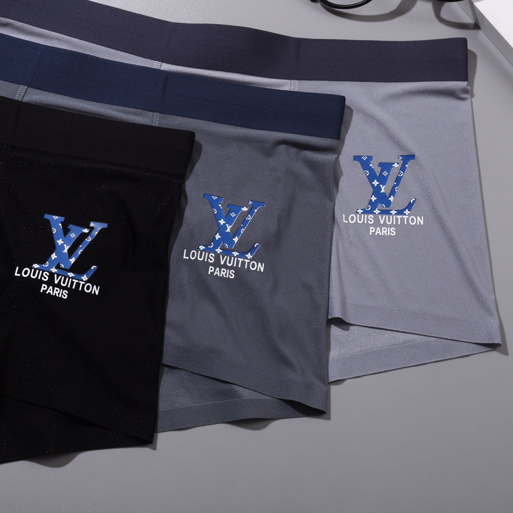 Louis Vuitton Nylon Blend Men's Boxer Briefs - 3-Piece Box