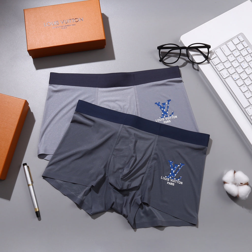 Louis Vuitton Colourful Initial Graphics Men's Boxer Briefs - 3-Piece Box