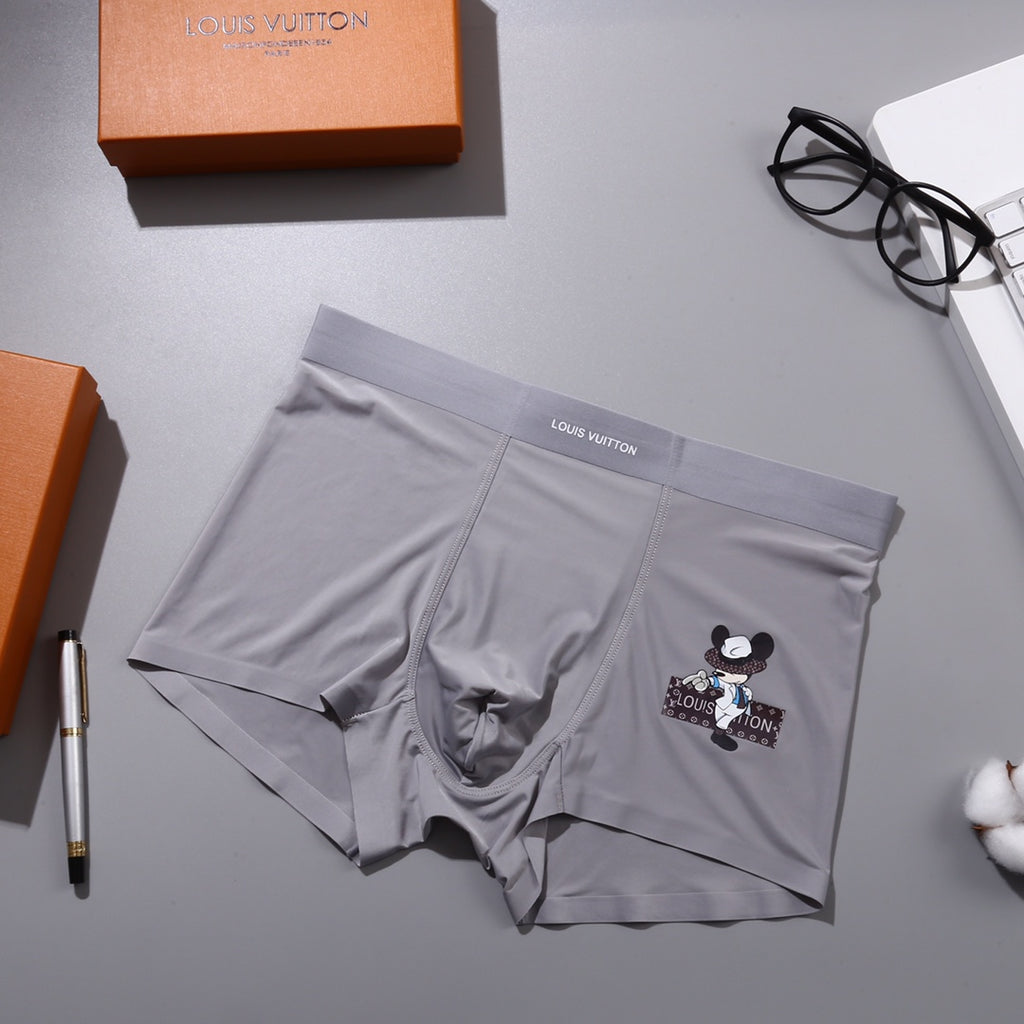 Louis Vuitton Small Character-Style Patches Men's Boxer Briefs - 3-Piece Box