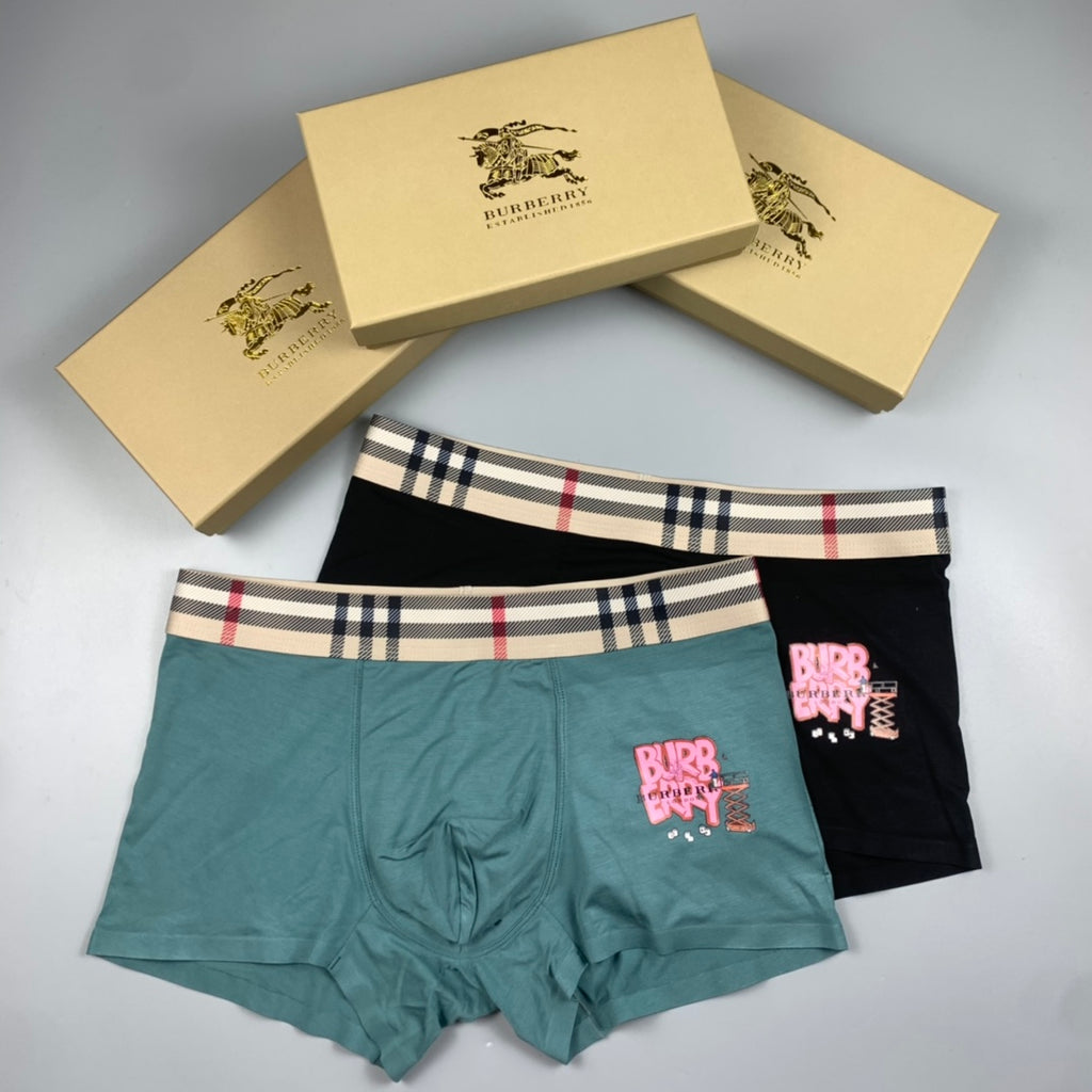 Burberry Modal Men's Boxer Briefs - 3-Piece Box