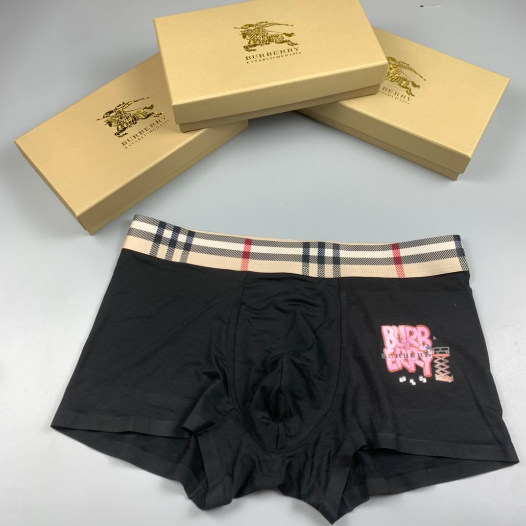 Burberry Modal Men's Boxer Briefs - 3-Piece Box