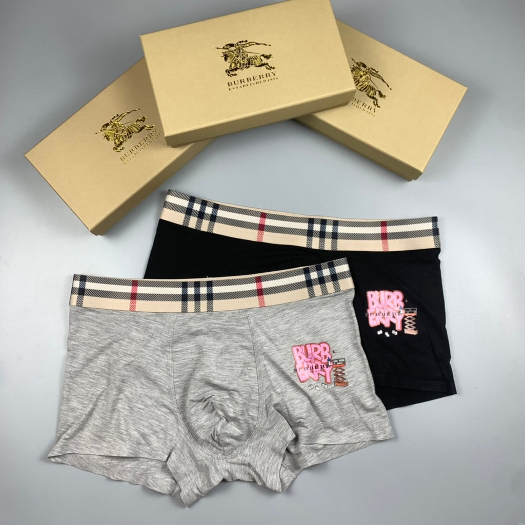 Burberry Modal Men's Boxer Briefs - 3-Piece Box
