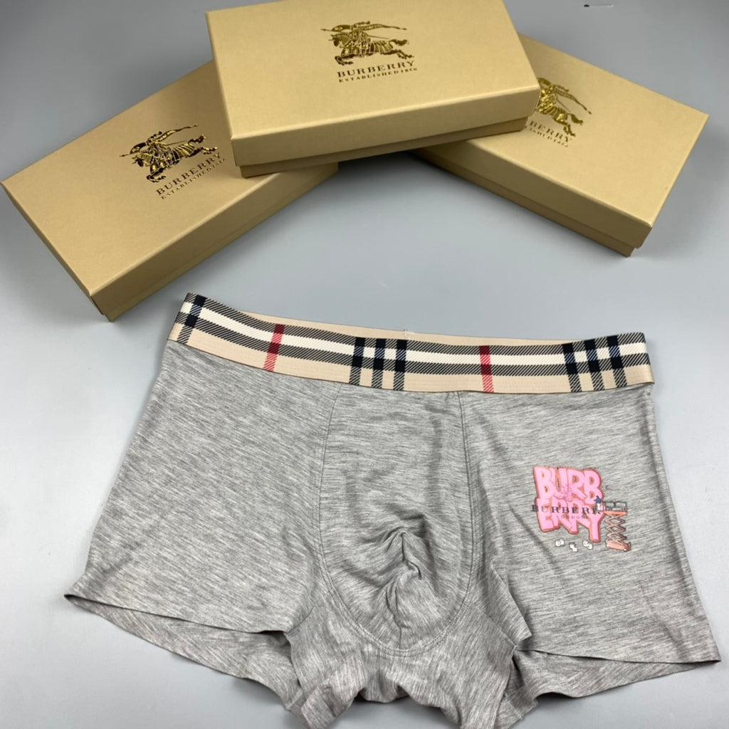 Burberry Modal Men's Boxer Briefs - 3-Piece Box