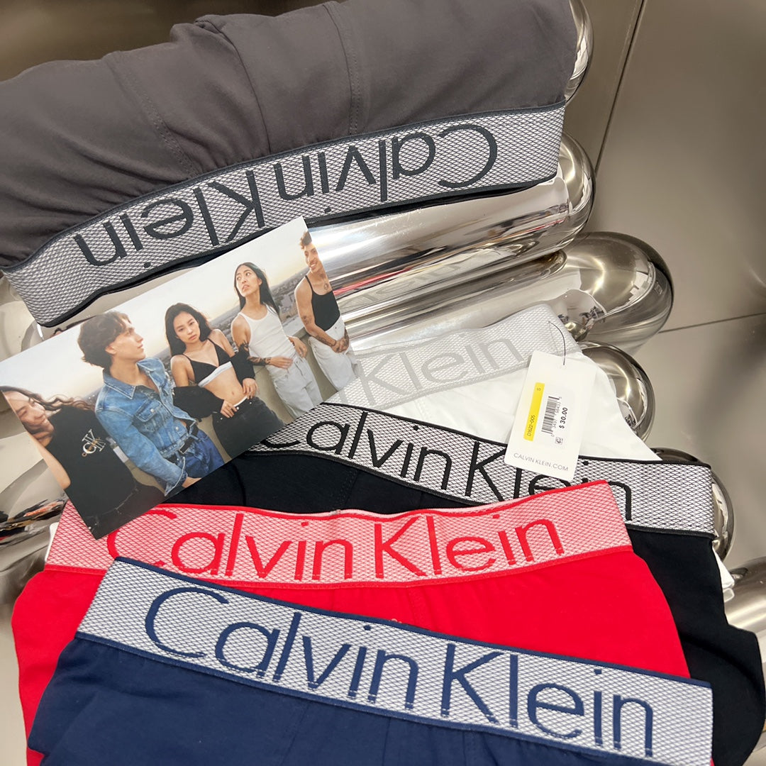 Calvin Klein Classic Colour Men's Trunk Underwear - 3-Piece Box