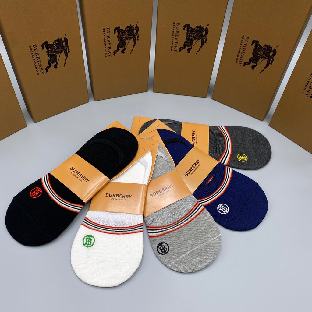 Burberry Short Socks - 5-Pair Pack
