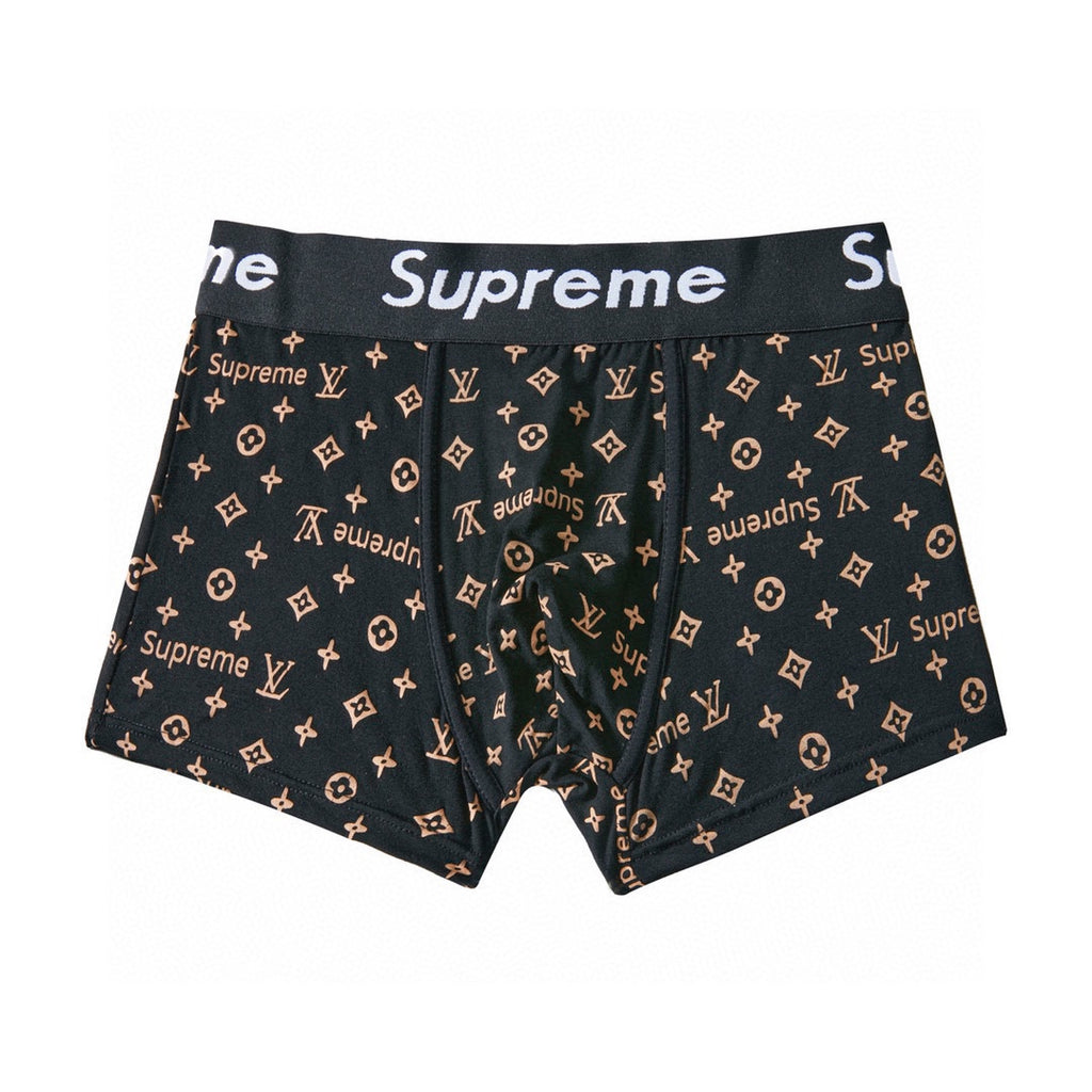 Louis Vuitton x Supreme Monogram-Style Graphics Men's Boxer Briefs - 3-Piece Box