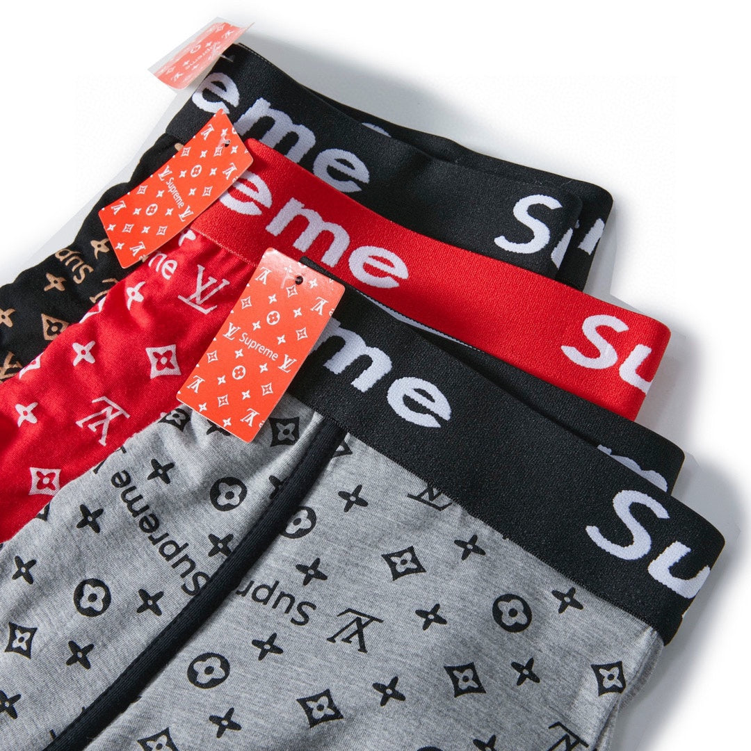Louis Vuitton Cotton Men's Boxer Briefs - 3-Piece Box