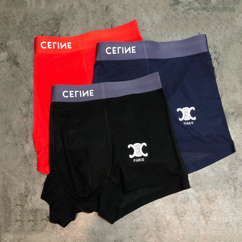 Celine Modal Men's Boxer Briefs - 3-Piece Box