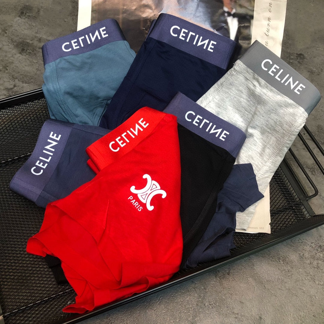 Celine Modal Men's Boxer Briefs - 3-Piece Box