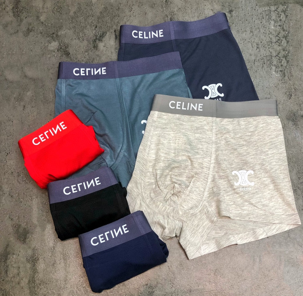Celine Modal Men's Boxer Briefs - 3-Piece Box