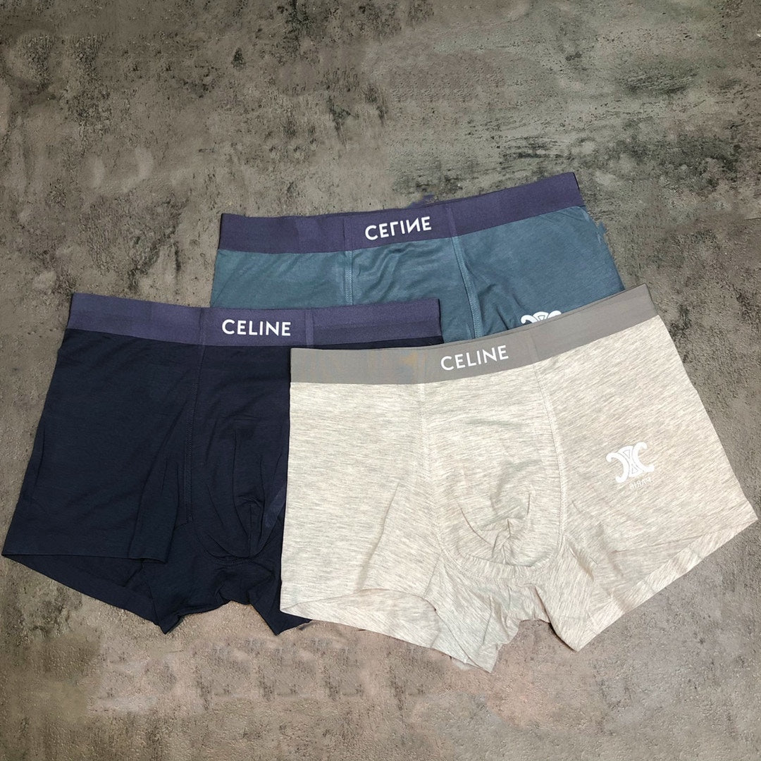 Celine Modal Men's Boxer Briefs - 3-Piece Box