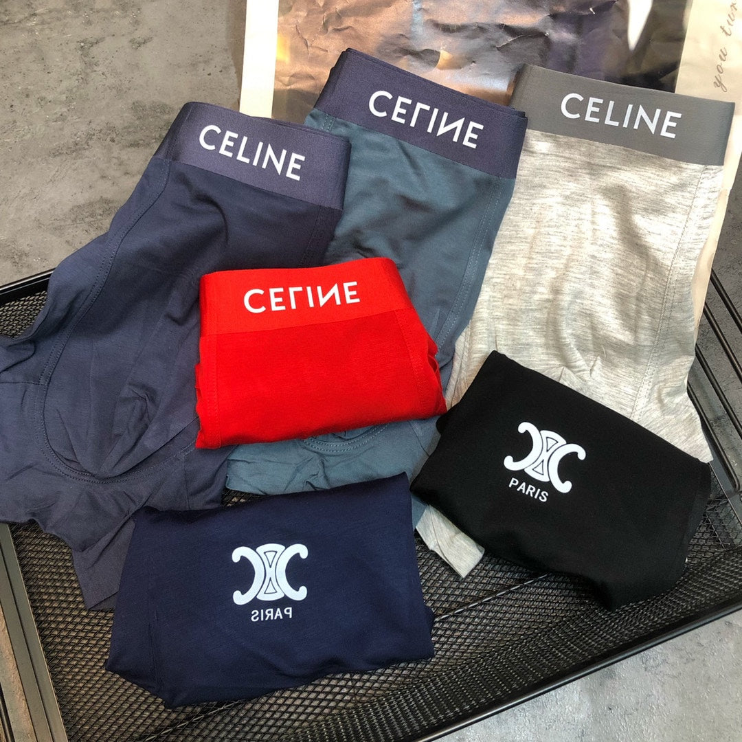 Celine Modal Men's Boxer Briefs - 3-Piece Box