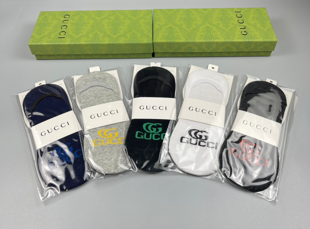 Gucci Cotton Socks - 5-Pair Pack