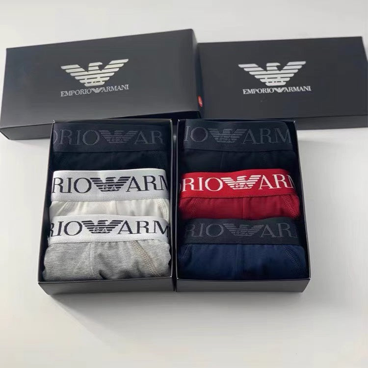 Armani Logo Waistbands Men's Briefs