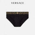 Versace Greek-Key Waistbands Men's Briefs