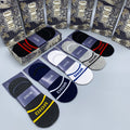 Dior Visible Colour, Cuff And Emblem Details No-Show Socks - 5-Pair Set