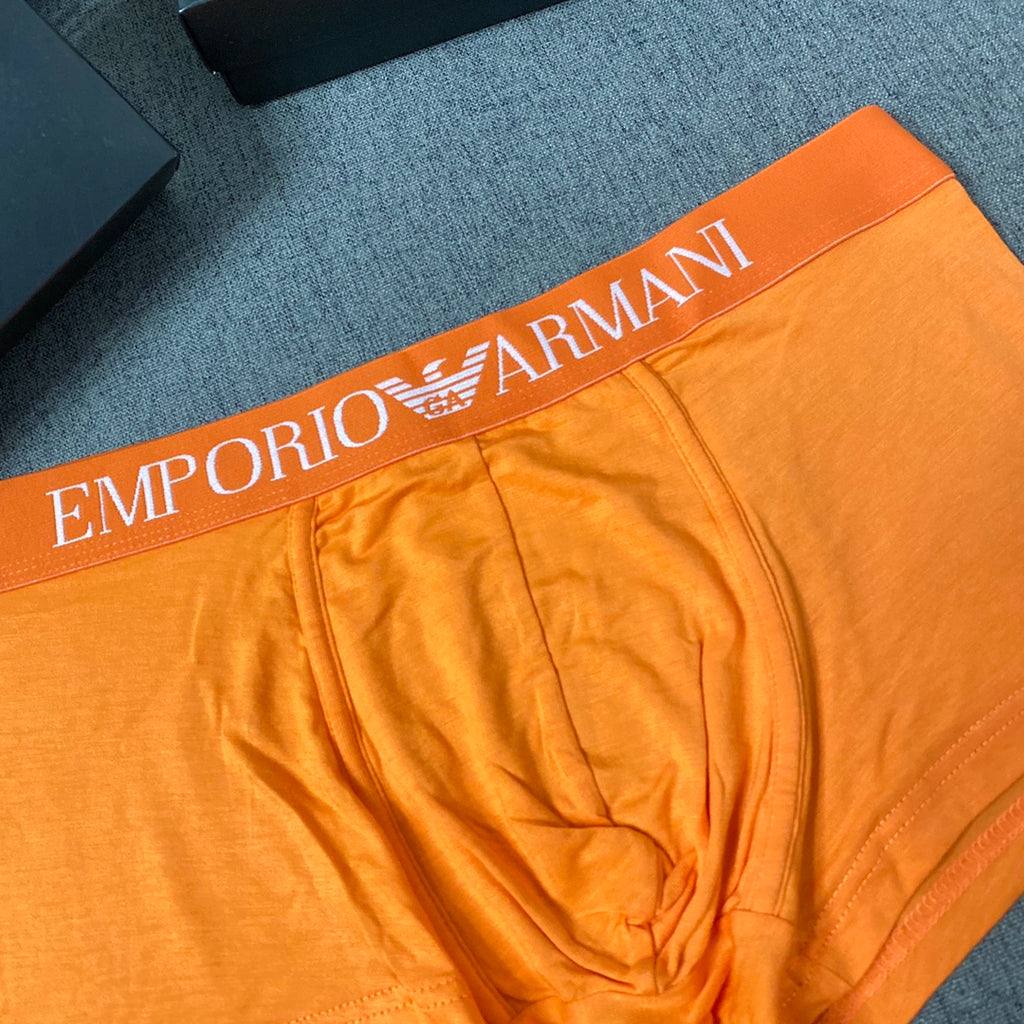 Armani Modal Broad Logo Waistbands Men's Boxer Briefs - 3-Piece Box