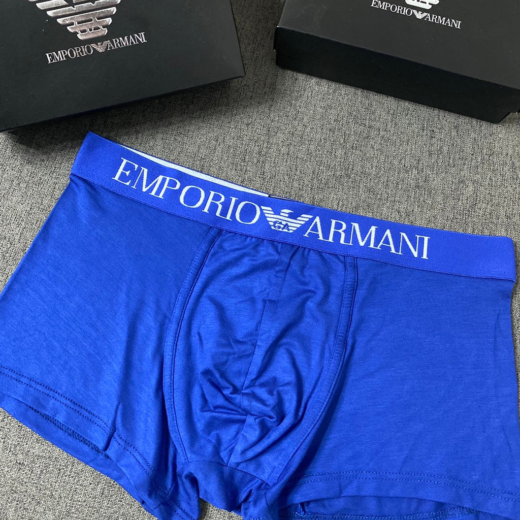 Armani Modal Broad Logo Waistbands Men's Boxer Briefs - 3-Piece Box