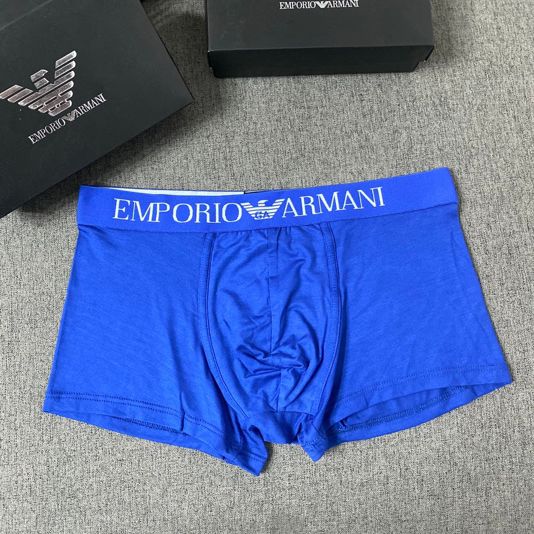 Armani Modal Broad Logo Waistbands Men's Boxer Briefs - 3-Piece Box