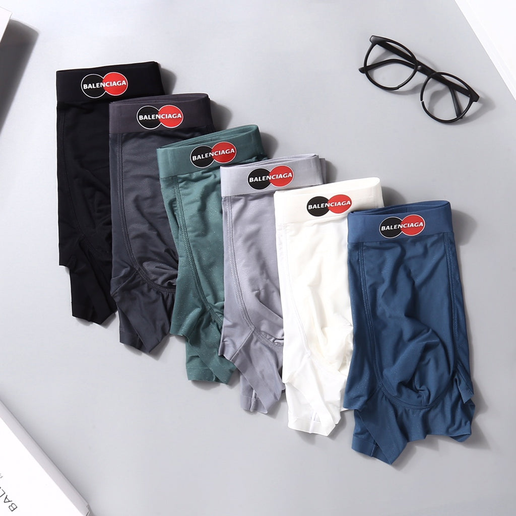 Balenciaga Men's Stretch Nylon Boxer Briefs - 3-Piece Box