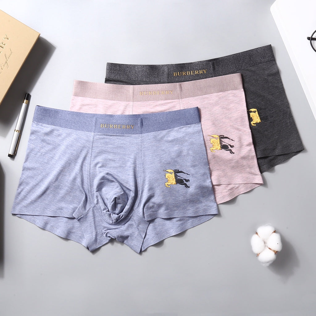 Burberry Men's Boxer Briefs - 3-Piece Box