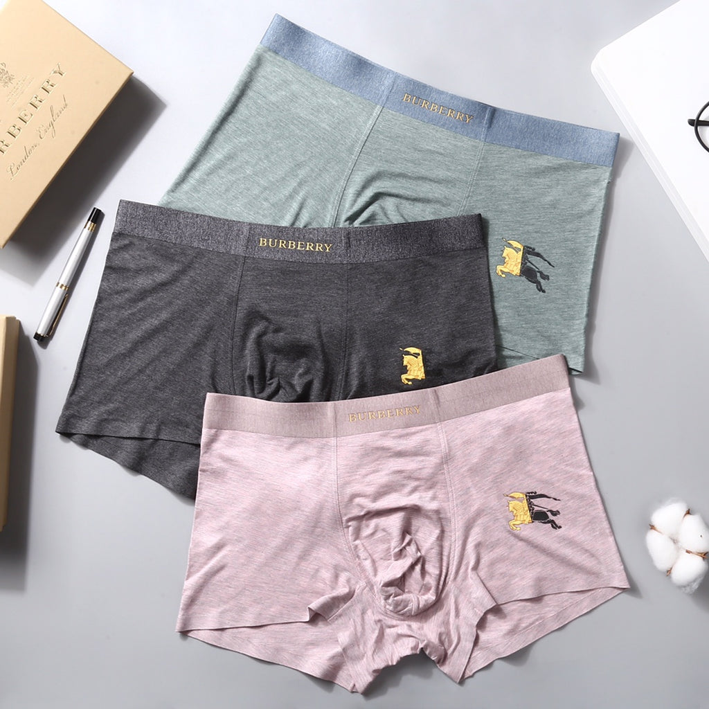 Burberry Men's Boxer Briefs - 3-Piece Box