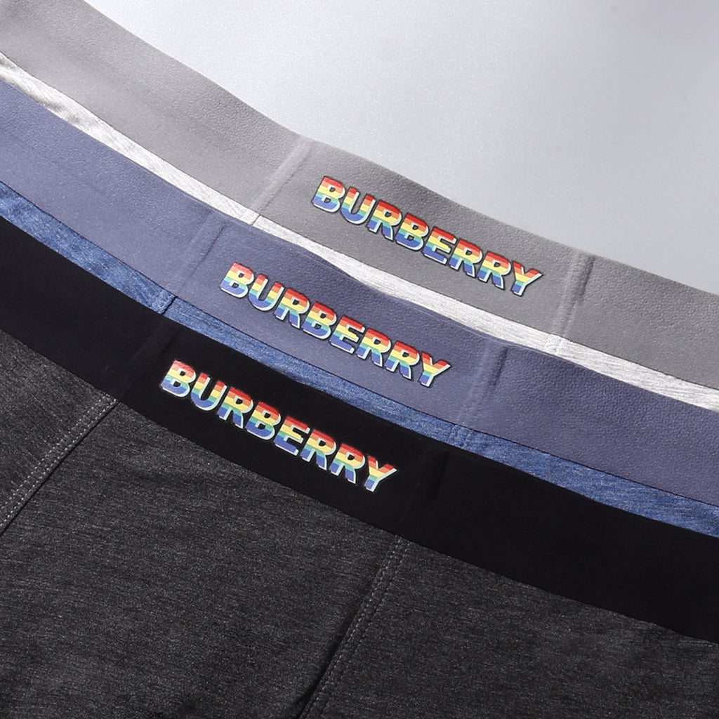Burberry Modal Men's Boxer Briefs - 3-Piece Box