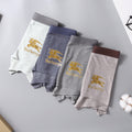 Burberry Visible Waistband, Colour And Emblem Details Men's Boxer Briefs - 3-Piece Box