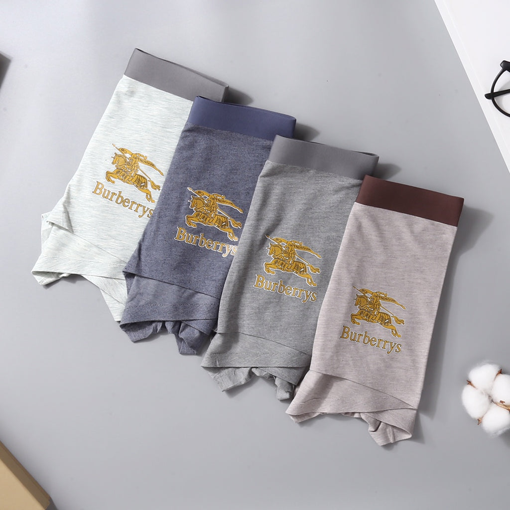 Burberry Nylon Blend Men's Boxer Briefs - 3-Piece Box