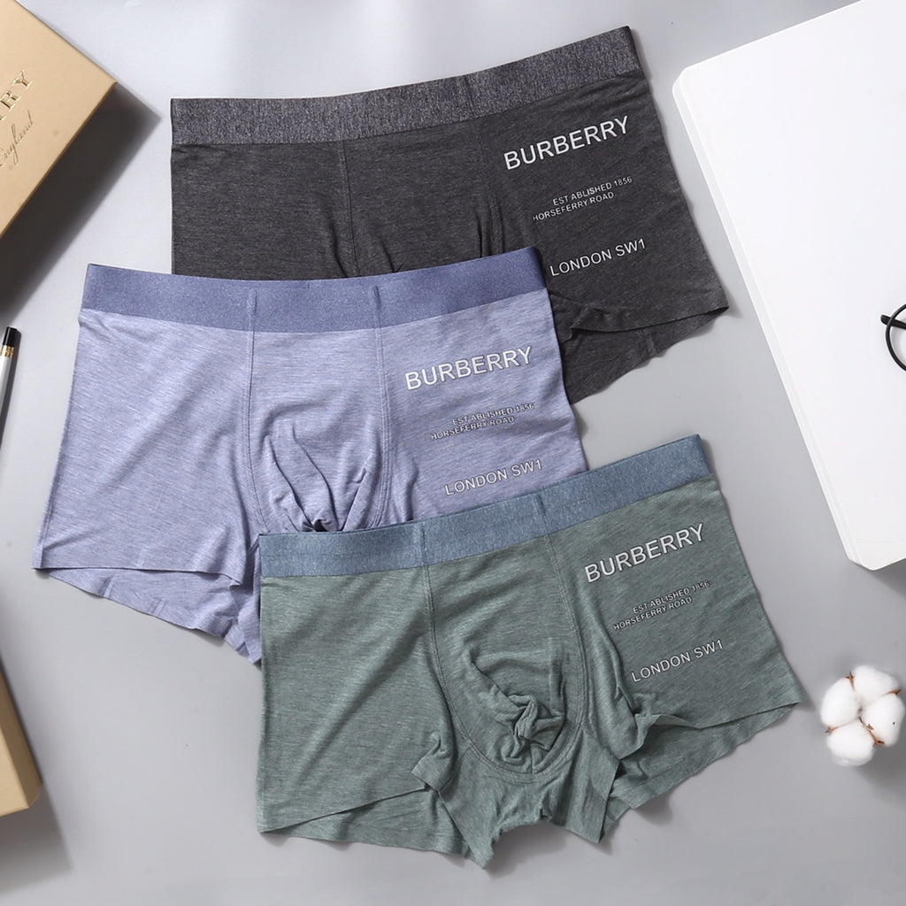 Burberry Men's Boxer Briefs - 3-Piece Box