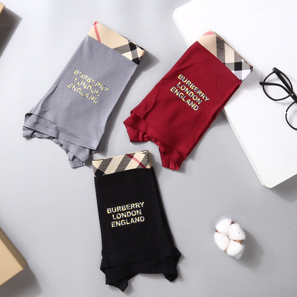 Burberry Modal Men's Boxer Briefs - 3-Piece Box