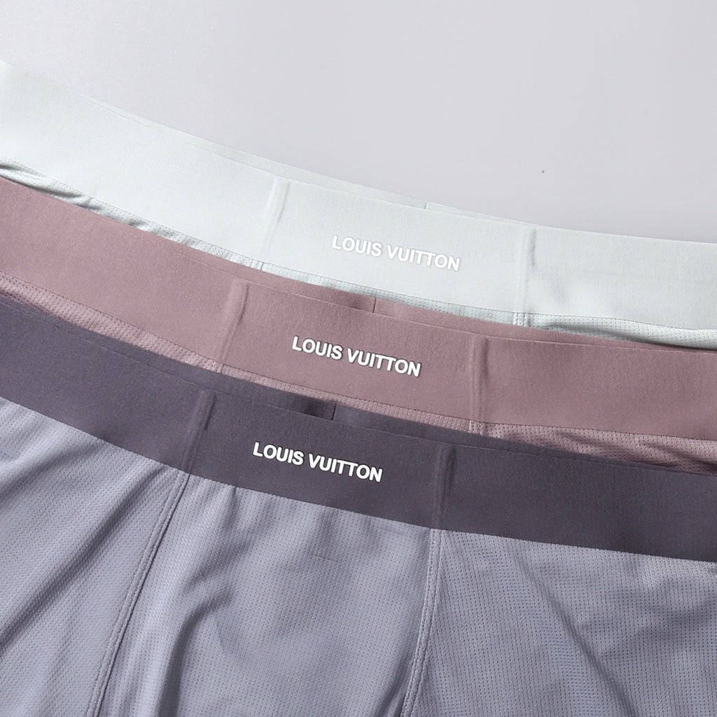 Louis Vuitton Maison Graphic Polyester-Blend Boxer Briefs - Box of 3