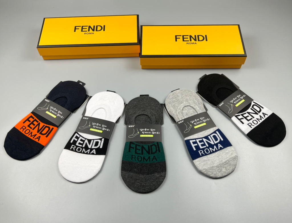 Fendi Cotton Short Socks