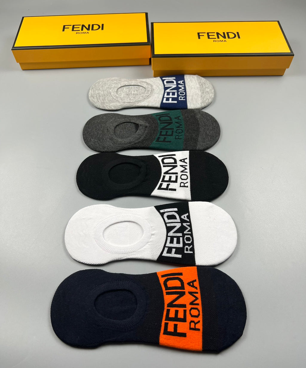 Fendi Cotton Short Socks
