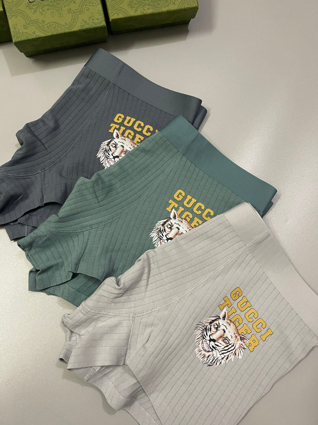 Gucci Cotton Men's Boxer Briefs - 3-Piece Box